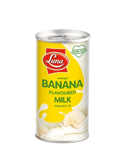 Luna Banana Flavoured Milk — حليب لونا بالموز available at Hana Market