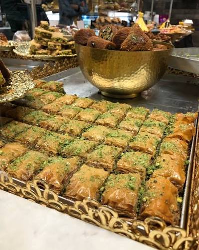 Fresh Baklava Tray — بقلاوة available at Hana Market