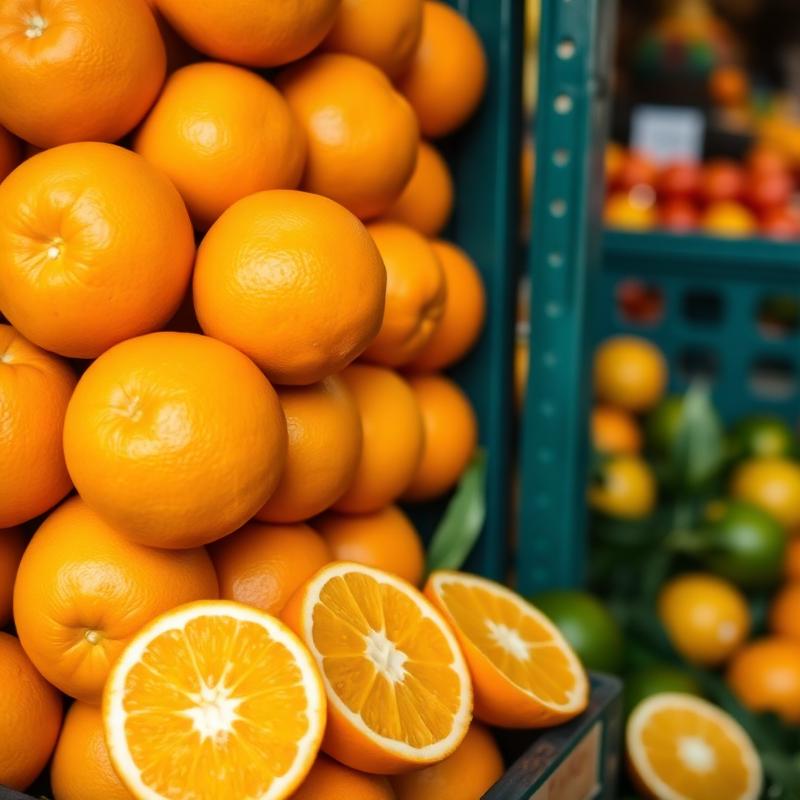 Oranges at Hana Market