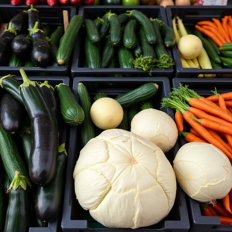 Seasonal Vegetables at Hana Market
